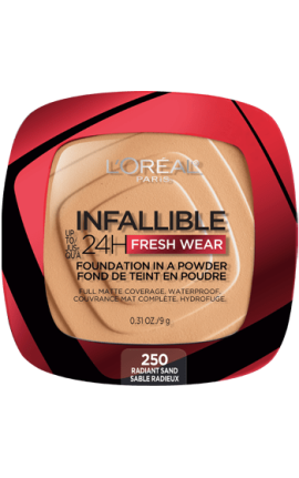 L'OREAL PARIS - infaillible 24h , foundation in a powder 250 radiant sand