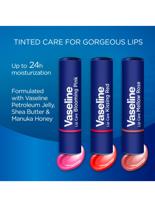 Vaseline - Lip Care, Colour+Care, Blooming Pink, 3 Gm