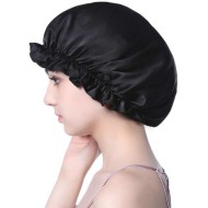غطاء رأس ساتان ناعم عدد 1 للنساء والفتيات، غطاء رأس لربط الشعر عند النوم