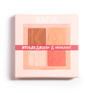 KATIA bronze & blush & highlight palette