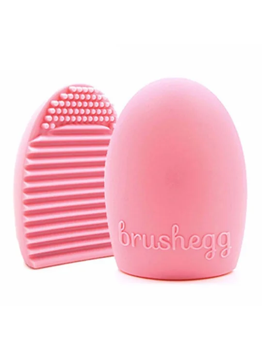 MakeUp Cleaner Brush Egg for Makeup Brushes, Pink 