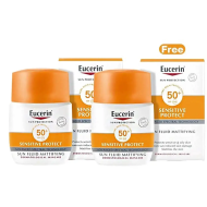 Eucerin Sun Protection Fluid Fragrance Free 50 ml (1+1 Free)