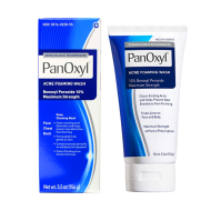 PanOxyl Acne Foaming Wash Benzoyl Peroxide 10 % Maximum Strength Antimicrobial 156 gm