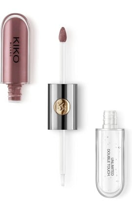 KIKO Milano Unlimited Double Touch Lipstick 121 Dark Rosy Chestnut, 3 ml