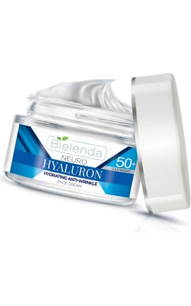 Bielenda NEURO + 50 Hyaluron Hydrating Anti Wrinkle Face Cream 50ml