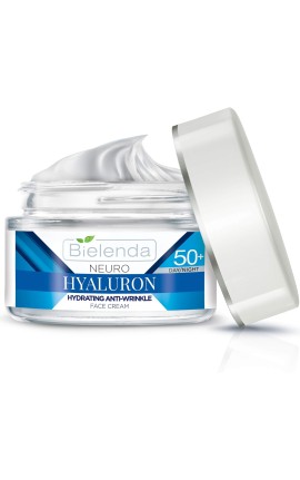 Bielenda NEURO + 50 Hyaluron Hydrating Anti Wrinkle Face Cream 50ml