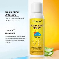 Disaar Sunscreen Spray SPF 50 with Aloe Vera and Vitamin E 160 ml