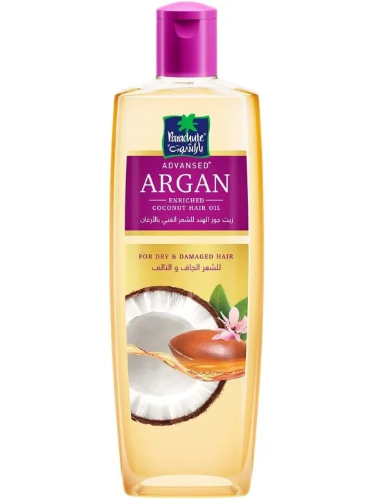 Parachute Advansed Argan Hair Oil With Coconut Renews And Strengthens For  Dry And Damaged Hair, 200 Ml -