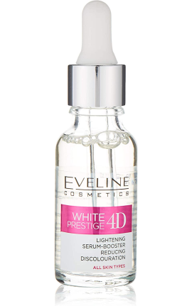 Eveline White Prestige 4D Lightening Serum-Booster Reducing Discolouration 18Ml