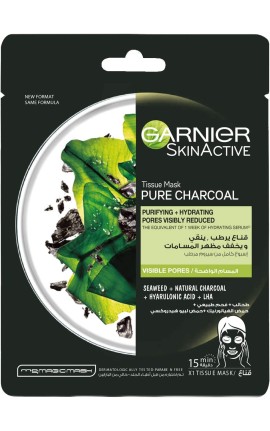 Garnier Skin Active Charcoal Purifying & Hydrating Tissue Mask 28 gm