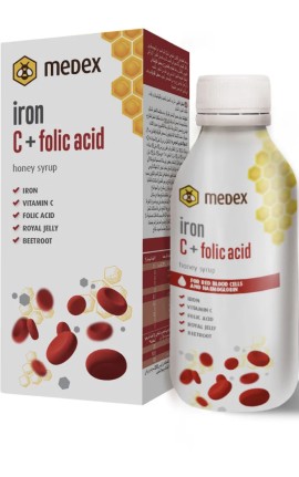 Medex Iron C and Folic Acid 150 Ml Syrup