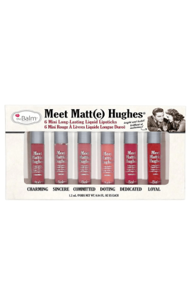 theBalm Meet Matte Hughes Set of 6 Mini Lipsticks