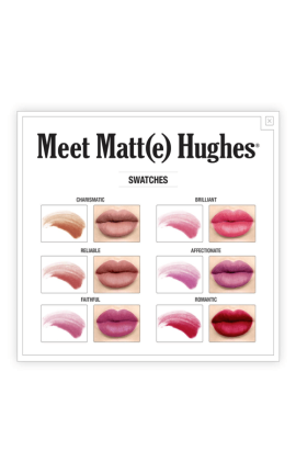 theBalm Meet Matte Hughes Set of 6 Mini Lipsticks Limited Edition - Vol2