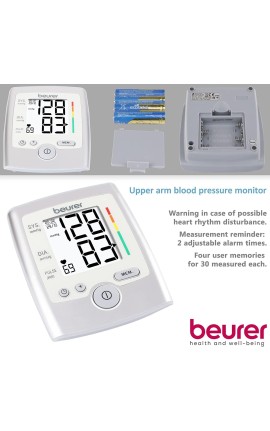 جهاز قياس ضغط دم الذراع العلوي من بورر مع شاشة LCD - BM-35