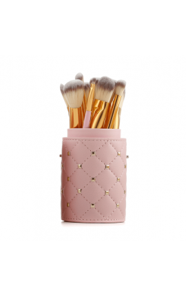 BH Cosmetics Studded Couture Brush Set - 13 Pieces - Pink