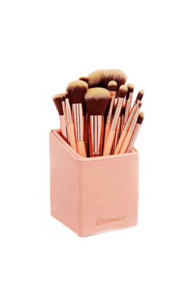 BH Cosmetics Makeup Brush Set With Holder -15 pieces
