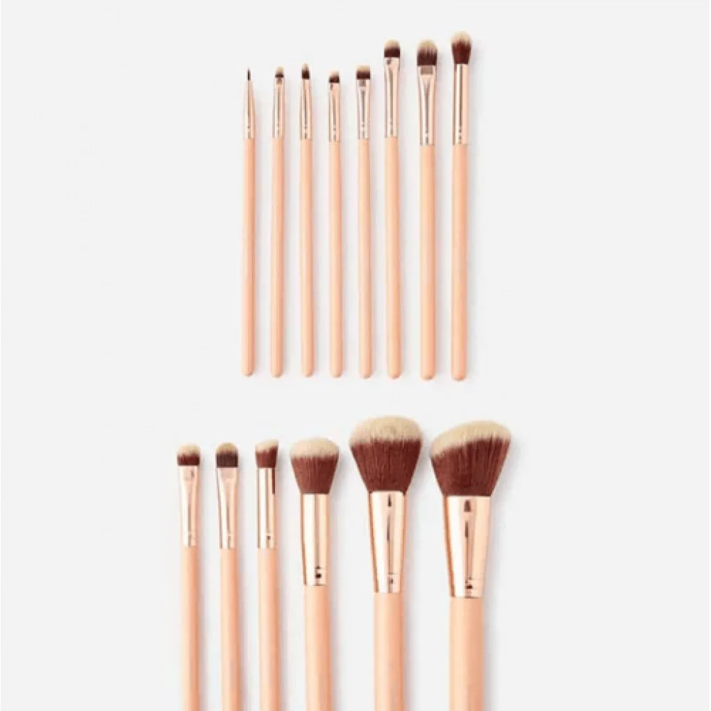 BH Cosmetics Makeup Brush Set With Holder -15 pieces - SKU-UACTNYNQONBX
