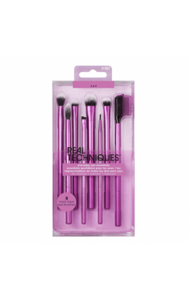 Real Techniques Everyday Eye Essentials Brush Set - 8 Pieces