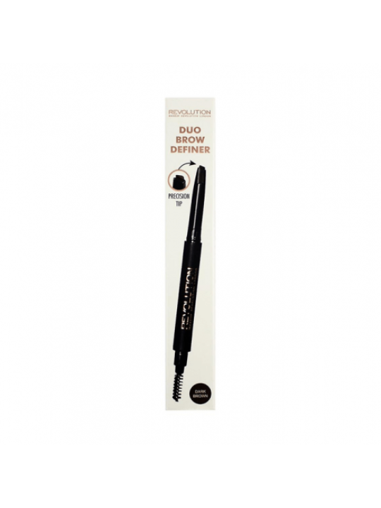 قلم الحواجب الثنائي من ريفلوشن - بني غامق