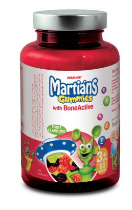 Martians Gummies With Bone Active 60 Pcs