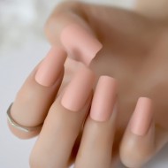 Katia Gorgeous Press On Nails Matte Nude Pink 19