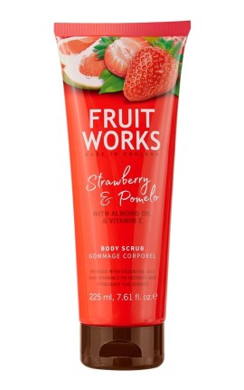 Fruit Works Strawberry & Pomelo Body Scrub 225 ml