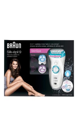 Braun Silk Epil Legs- Body 9-961 + Exfoliating Brush Head