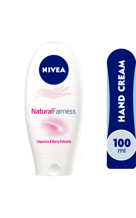 NIVEA Natural Fairness Hand Cream, 100ml