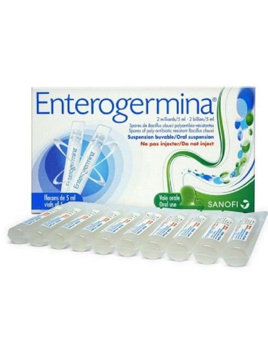 Enterogermina Oral Suspension 2 Billion / 5ml 10 Bottles