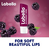 LABELLO Moisturizing Lip Balm, Blackberry Shine, 4.8g