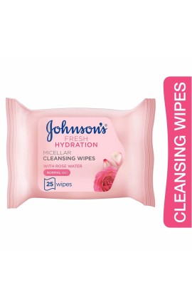 JOHNSON’S Face Wipes Fresh Hydration 25 wipes