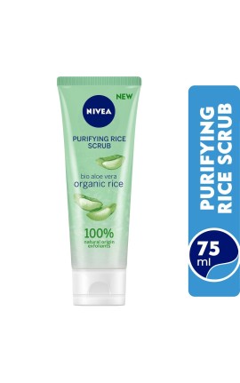 NIVEA Face Purifying Rice Scrub, Combination Skin, 75ml