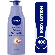 Nivea Shea Smooth Body Lotion, Dry Skin